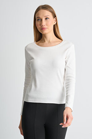 ALEXANDERGARDI Uzun Kollu Basic Kadın Sweatshirt