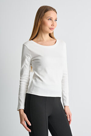 ALEXANDERGARDI Uzun Kollu Basic Kadın Sweatshirt