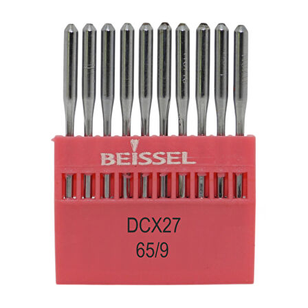 Beissel B27 Sanayi Tipi Overlok Makinesi İğnesi 9/65 Numara SES uçlu 10 Adet (1 Paket)
