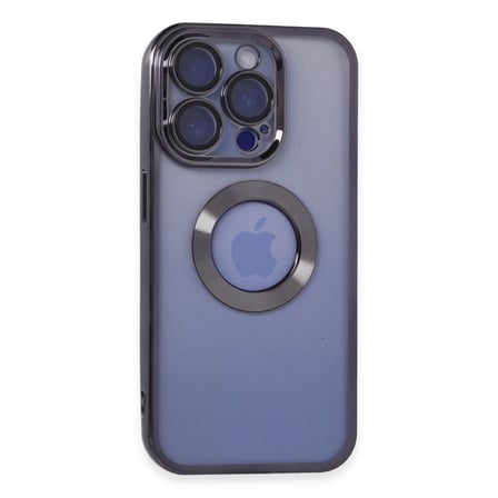 Apple İphone 15 Pro Kılıf Slot Silikon - Mor iegxx