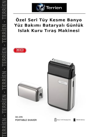 Özel Seri Tüy Kesme Banyo Yüz Bakımı Bataryalı Günlük Islak Kuru Tıraş Makinesi