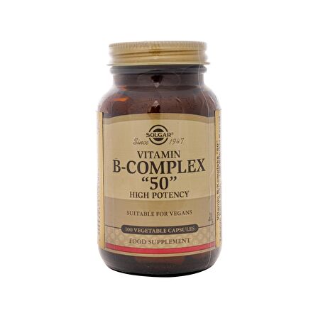 Vitamin B- Complex-50 Takviye Edici Gıda 100 Kapsül