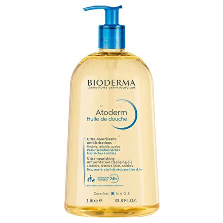 Bioderma Atoderm Arındırıcı Hassas ve Kuru Ciltler İçin Duş Yağı 1000 ml