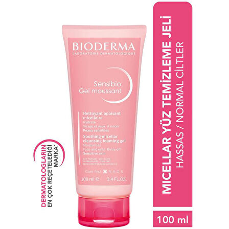 Bioderma Sensibio Foaming Gel Hassas Ciltler İçin Temizleyici Jel 100 ml