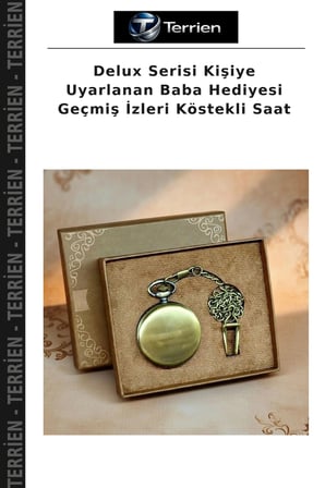 Delux Serisi Kişiye Uyarlanan Baba Hediyesi Geçmiş İzleri Köstekli Saat