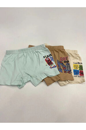 AYS 3lü Erkek Çocuk  Boxer Set 1003-2
