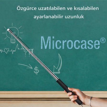 Microcase Teleskopik Manyetik Uçlu Akıllı Tahta Ve Sunum Kalemi 100 CM AL5704