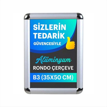 35*50 CM B3 ALÜMİNYUM RONDO ÇERÇEVE 