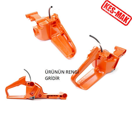 MOTORLU TESTERE BENZİN DEPOSU KOMPLE (RENK GRİ) OLEOMAC 956/961/962/GS630 ORJİNAL