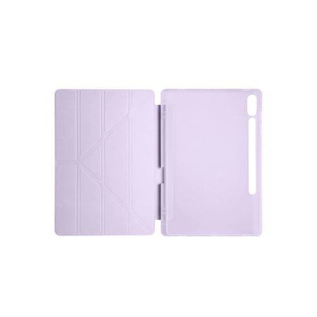 Samsung Galaxy X610 Tab S9 Fe Plus 12.4 Kılıf Kalemlikli Mars Tablet Kılıfı - Lila iegxx