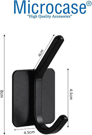 Microcase Yapışkanlı Metal Banyo Mutfak Eşya Havlu Vb. Ürün Askılığı  - PEMBE AL4618  1 Adet