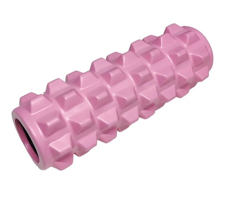 Fitness Aracı Esneme Silindiri Günlük Egzersiz Yr-Pınk Yoga Foam Roller Pembe Renk 12,3X33 cm