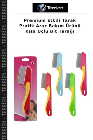 Premium Etkili Tarak Pratik Araç Bakım Ürünü Kısa Uçlu Bit Tarağı