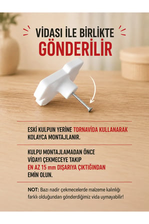Çocuk Odası Dolap Kulpu 5,5cm (10 Lu set) Her modelden 1 adet