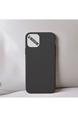 İphone 12 Pro Uyumlu Içi Kadife Silikon Lansman Kılıf Yumuşak Doku Hissi