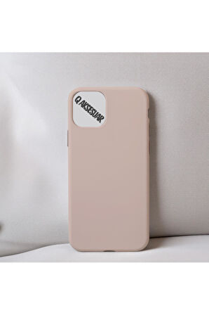 İphone 12 Pro Max Uyumlu Içi Kadife Silikon Lansman Kılıf Yumuşak Doku Hissi