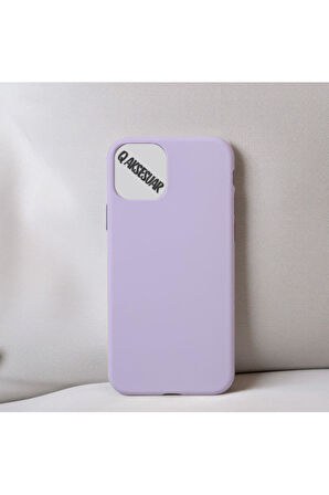 İphone 13 Pro Max Uyumlu Içi Kadife Silikon Lansman Kılıf Yumuşak Doku Hissi