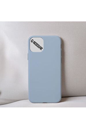 İphone 14 Uyumlu Içi Kadife Silikon Lansman Kılıf Yumuşak Doku Hissi