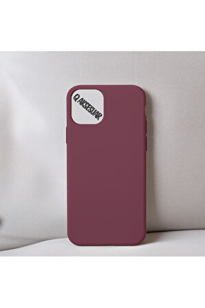 İphone 14 Pro Max Uyumlu Içi Kadife Silikon Lansman Kılıf Yumuşak Doku Hissi