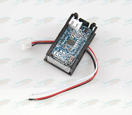 Dijital Panel Voltmetre H27V3 DC 0-30V - 3 Tell - Yeşil Standart