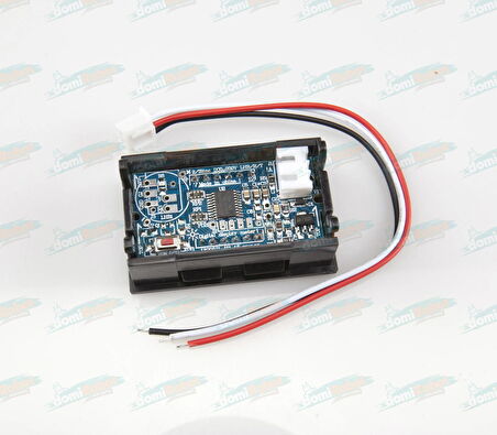 Dijital Panel Voltmetre H27V3 DC 0-30V - 3 Tell - Yeşil Standart
