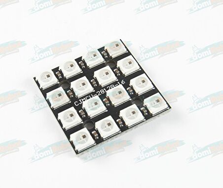 WS2812B 4x4 RGB LED  Modül (30x30mm) CJMCU-16 