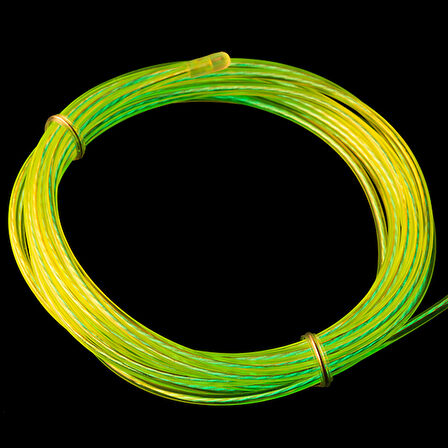 EL Wire Neon İp Led - Floresan Sarı Yeşil (3m) (Chasing) Standart