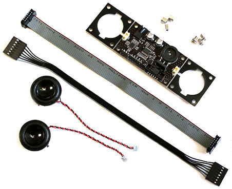 Odroid I2S 2Watt Stereo Boom Bonnet Kit + 12 pin GPIO ribbon cable for XU4 Standart