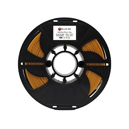 ELAS PLA Plus Filament Karamel 1.75mm 1kg Standart