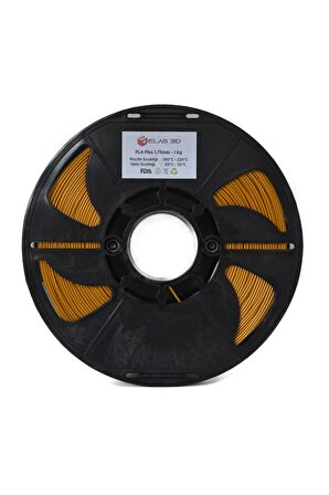 ELAS PLA Plus Filament Karamel 1.75mm 1kg Standart