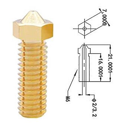 Artillery Volcano Nozzle 0.4mm Standart