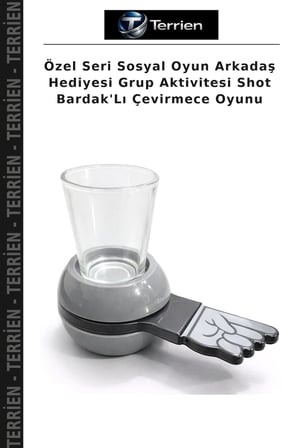 Özel Seri Sosyal Oyun Arkadaş Hediyesi Grup Aktivitesi Shot Bardak'Lı Çevirmece Oyunu