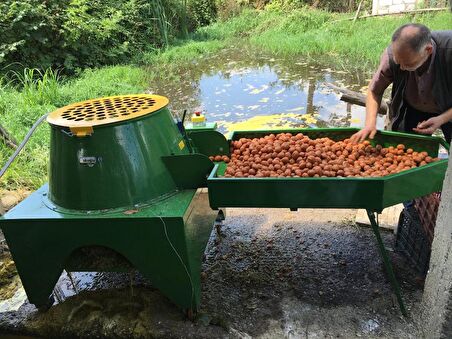 Kadıoğlu 180ED Devir Ayarlı Sehpalı Ceviz Soyma Makinesi 190 Litre (110-130 KG)