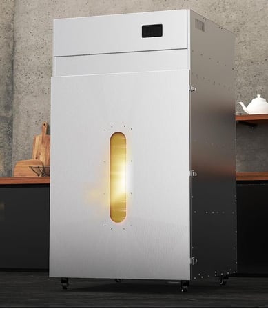 Dalle LT-900 Endüstriyel Döner Tip 20 Tepsili Çelik Meyve Kurutma Makinesi