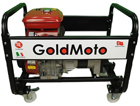 GoldMoto GM5.5BJWS Monofaze İpli 5.9Kva Benzinli Jeneratör