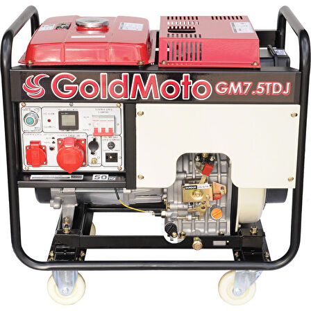 GoldMoto GM7.5TDJ 6.9Kva Trifaze Marşlı Dizel Jeneratör