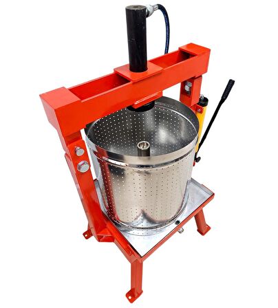 Zentra Pistonlu Paslanmaz Çelik Meyve Sıkma Presi 50 litre