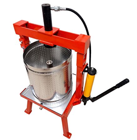 Zentra Pistonlu Paslanmaz Çelik Meyve Sıkma Presi 50 litre