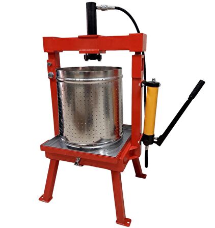 Zentra Pistonlu Paslanmaz Çelik Meyve Sıkma Presi 50 litre