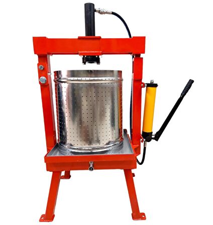 Zentra Pistonlu Paslanmaz Çelik Meyve Sıkma Presi 50 litre
