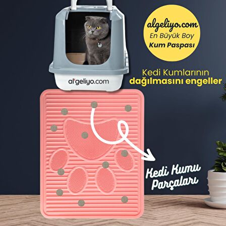 Kedi Tuvalet Önü Paspası Kedi Kumu Paspası Tuvalet Kabı Önü Kum Toplayıcı