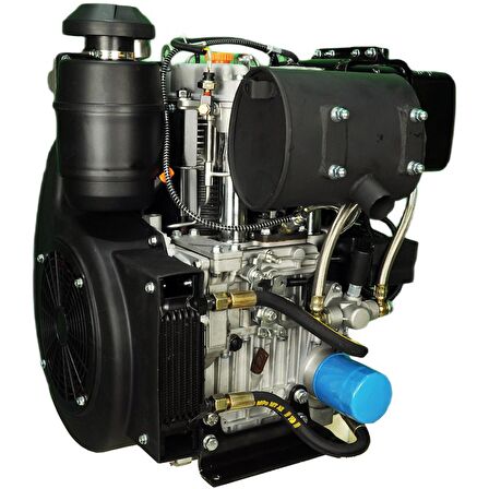 GoldMoto GM292F-G2 Dizel Motor 22.4 Hp Marşlı Krank Mili Konik uzun
