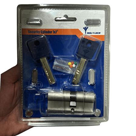 Multlock 7x7 Tuzaklı Barel 3 Anahtarlı Kapı Kilidi 51227202