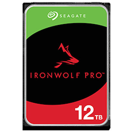 Seagate Ironwolf Pro 12 Tb 7200RPM 256MB Sata3 550TB/Y Rv Nas (ST12000NT001) ST12000NT001