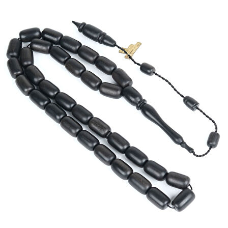Abanoz Ağacı Kapsül Kesim 9x14mm Tesbih
