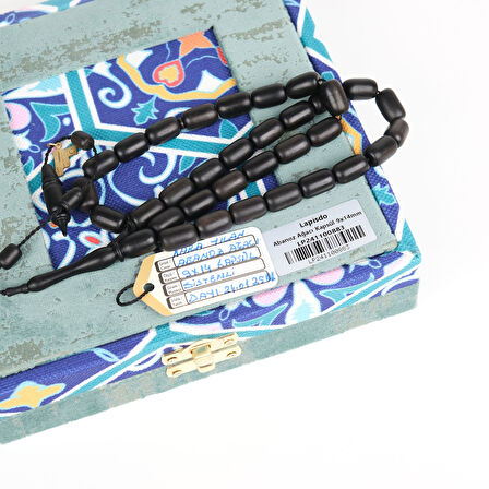 Abanoz Ağacı Kapsül Kesim 9x14mm Tesbih