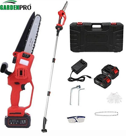 Garden Pro VST9C208 Lityum Akülü Uzatma Aparatlı Budama Testeresi ATALARVST9C208