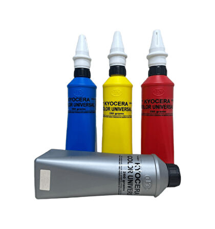 Tüm Kyocera Renkli Makinalara Uyumlu Toner Tozu Seti 4 X 250 G Tüm Kyocera Renkli Makinalara Uyumlu Toner Tozu Seti 4 X 250 G
