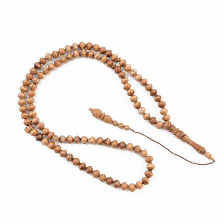 Mango Ağacı 99luk Tekerlek Kesim 7.5x6.5mm Namaz Tesbihi