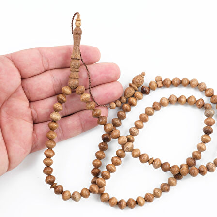 Mango Ağacı 99luk Tekerlek Kesim 7.5x6.5mm Namaz Tesbihi